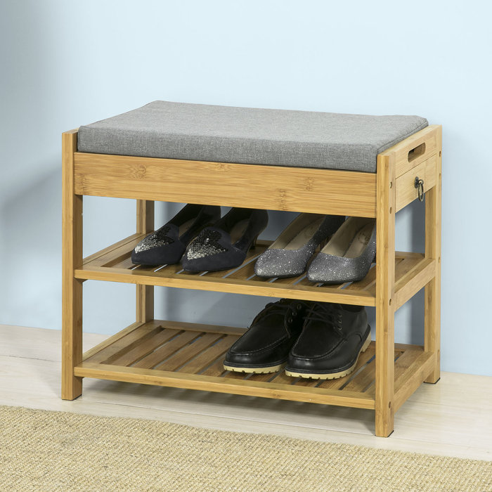 17 Stories Schuhbank für 6 Paar Schuhe & Bewertungen | Wayfair.de